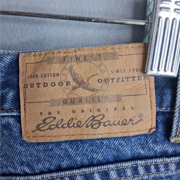 Eddie Bauer Mom Blue Jeans Women's 12 100% Cotton Hi-Rise Denim Vintage - Picture 7 of 13